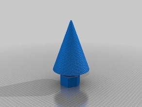 cono del árbol de navidad minecraft stl shematicorginal color wrl antes su transformación en esculturas 3d print model - Mito3D