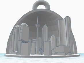 şehir calgary süs sanat makerbotornaments 3d print model - Mito3D