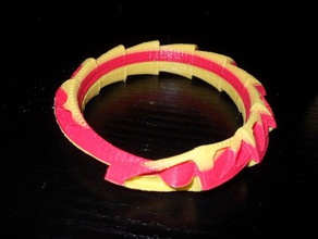 carapace bracelet other 3d print model - Mito3D