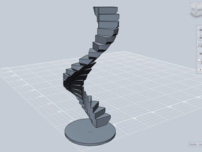 spiral staircase 3d printing tests 3d print model - Mito3D