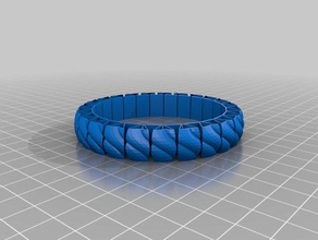 personnalisé corded stretchlet bracelet bracelets 3d print model - Mito3D