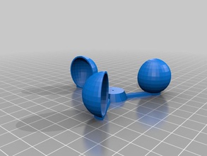 anemometer cups andere openscad prusa Wetterstation 3d print model - Mito3D