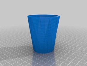 6 50 özel poligon vazo fincan bilezik jeneratör dekor 3d print model - Mito3D