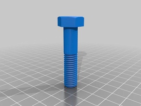 m10 screw nut engineering mutter norm schraube 3d print model - Mito3D