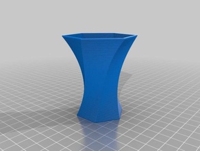 customized polygon vase cup bracelet generator 8 75 60 decor 3d print model - Mito3D
