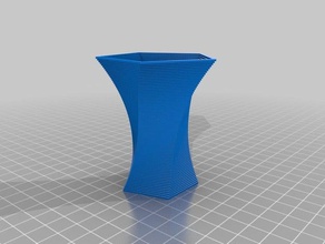 customized polygon vase cup bracelet generator 8 75 decor 3d print model - Mito3D