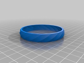 bracelet générateur 8 50 20 décor personnalisé 3d print model - Mito3D