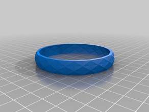 bracelet double spirale, générateur 8 50 20 décor personnalisé 3d print model - Mito3D