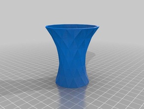 personnalisé polygone vase de la coupe du bracelet générateur 7 150 décor 3d print model - Mito3D