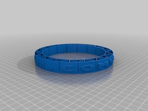 motomach pulseira pulseiras personalizado 3d print model - Mito3D