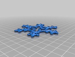 snowflake voronoi style decor makerbotornaments 3d print model - Mito3D