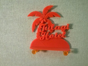 tulagi hotel thingamajig signs logos 3d print model - Mito3D
