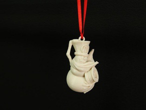 snowman ornaments decor 3d print model - Mito3D