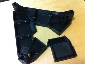 3dr Erweiterungen oben unten Drucker Teile delta reprap 3d print model - Mito3D