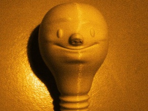 heureux de la lampe sculptures 3d print model - Mito3D