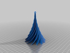 cool customized christmas tree branches- customizer version decor 3d print model - Mito3D