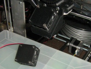 40 mm fan kapağı görevlisi elektronik 3d print model - Mito3D