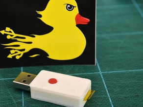 usb stick enclosure hak5 rubber ducky electronics case encolsure 3d print model - Mito3D