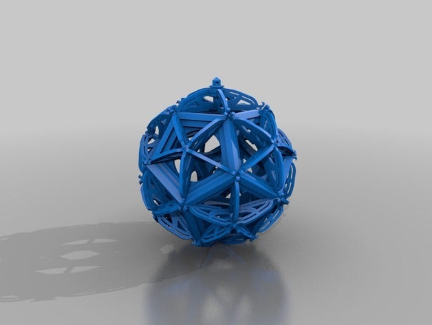 rcs tree ornaments math art christmas geometric shape 3D print model - Mito3D