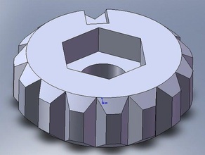 6 porca nob cama de nivelamento 3d a impressora partes 3d print model - Mito3D