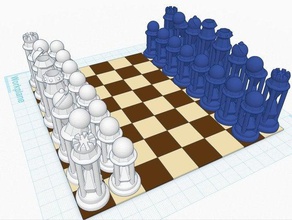 diamante ampulheta de xadrez outros tinkercad 3d print model - Mito3D