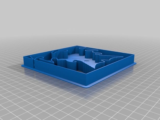 terrano cortador de cookie a cozinha jantar personalizado 3D print model - Mito3D
