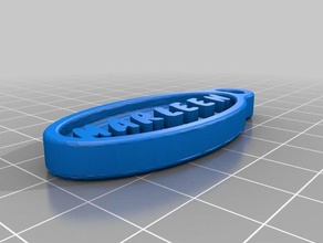 marleen paralar rozetleri özelleştirilmiş 3d print model - Mito3D