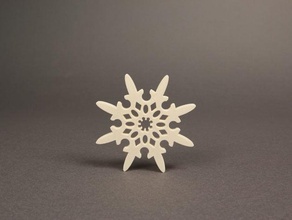 fiocco di neve cavo guida organizzazione 3d print model - Mito3D