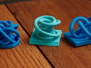 ges knot penholder office 3dprintingday 3d print model - Mito3D
