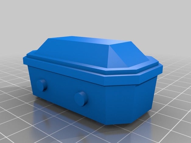 ataúd de sarg juguete juego accesorios 3D print model - Mito3D