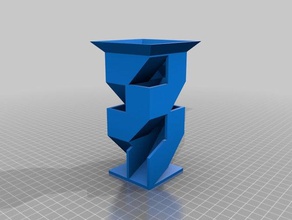 my dice tower customized 3d print model - Mito3D