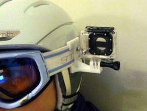de esquí gafas gopro titular cámara 3d print model - Mito3D