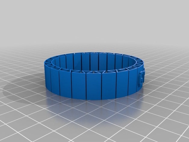 mon personnalisés flexible nom bracelet en groupe vtech bracelets 3D print model - Mito3D