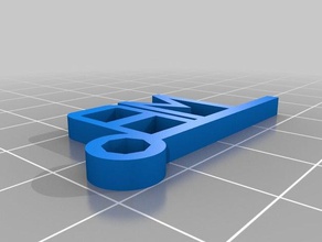 am keychain keychains customized 3d print model - Mito3D