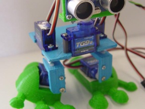 arduped robot bipede la robotica arduino lmr 3d print model - Mito3D