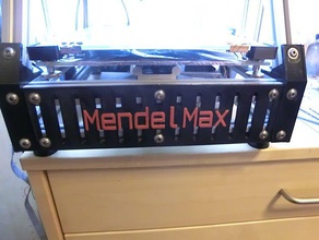 mendelmax 15+ front plate 3d printer accessories 3d print model - Mito3D