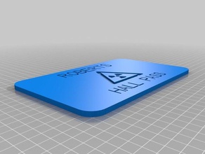 roberts hall pas Zeichen logos angepasst 3d print model - Mito3D