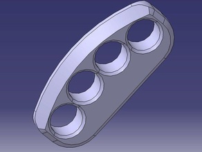 knuckle duster prop andere 3d reprap Spielzeug 3d print model - Mito3D