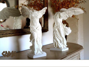 winged Sieg von Samothrake andere 1909 Die 3-d-scanning Antike Kunst Péronne alt Skulptur Dampf Stamm tvy vintage 3d print model - Mito3D