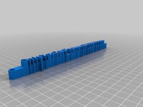 smokey bear keychain organization customized 3d print model - Mito3D