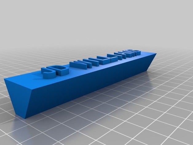 jd signos logotipos personalizado 3D print model - Mito3D