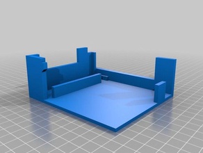simple electronics box b9creator 3d printer parts 3d print model - Mito3D