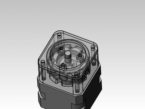 hypocycloid Getriebe testen andere in der Robotik solidworks stepper 3d print model - Mito3D