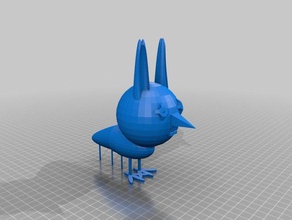 aves como la estatua las esculturas cool 3d print model - Mito3D