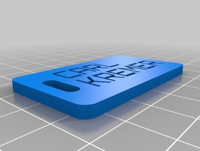özelleştirilmiş Microsoft Dynamics CRM sürümü Bagaj labelmef benim organizasyon 3d print model - Mito3D