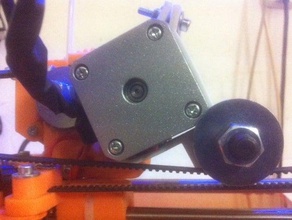 prusa belt extruder fix keeps away stepper motor 3d printer parts 3d print model - Mito3D