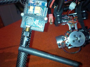 supporto emeteur fpv la fotocamera tarocchi tarot 680 3d print model - Mito3D