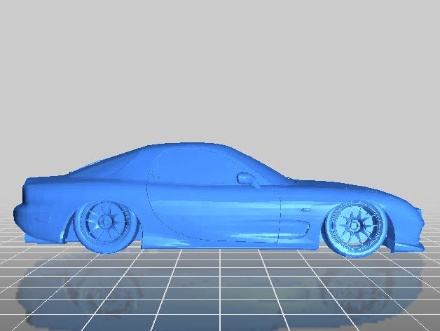 mazda rx-7 modifiye araç döner rx7 3D print model - Mito3D