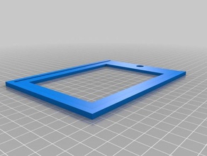 zen tangle picture frame 6x4 art tools 3d print model - Mito3D