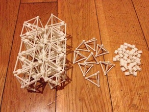 Oktett truss construction kit Spielzeug 3d print model - Mito3D